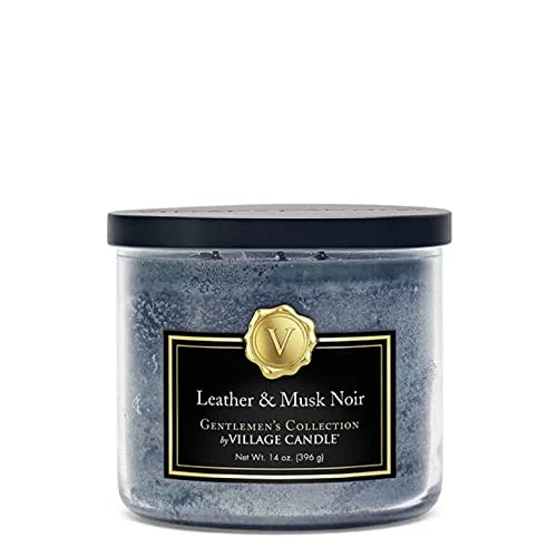 Leather & Musk Noir Bowl, 14 oz, product photograph