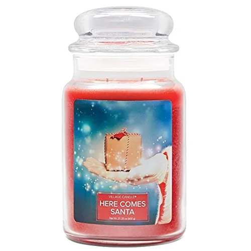 Here Comes Santa Large Jar, 21.25 oz, product photograph