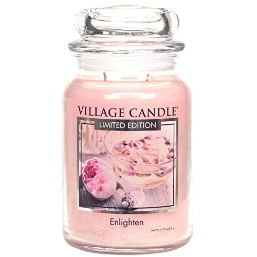 Enlighten Large Jar, 21.25 oz, Village Candle