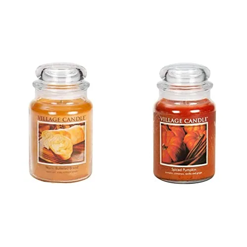 Warm Buttered Bread and Spiced Pumpkin Large Jar, product photograph