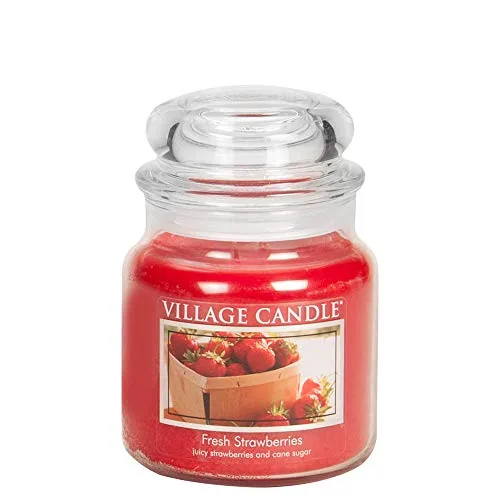 Fresh Strawberries Medium Jar, 16 oz, product photograph