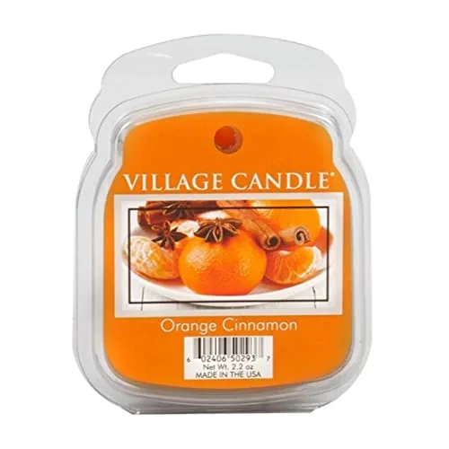 Orange Cinnamon Wax Melts, 2.2 oz, Village Candle